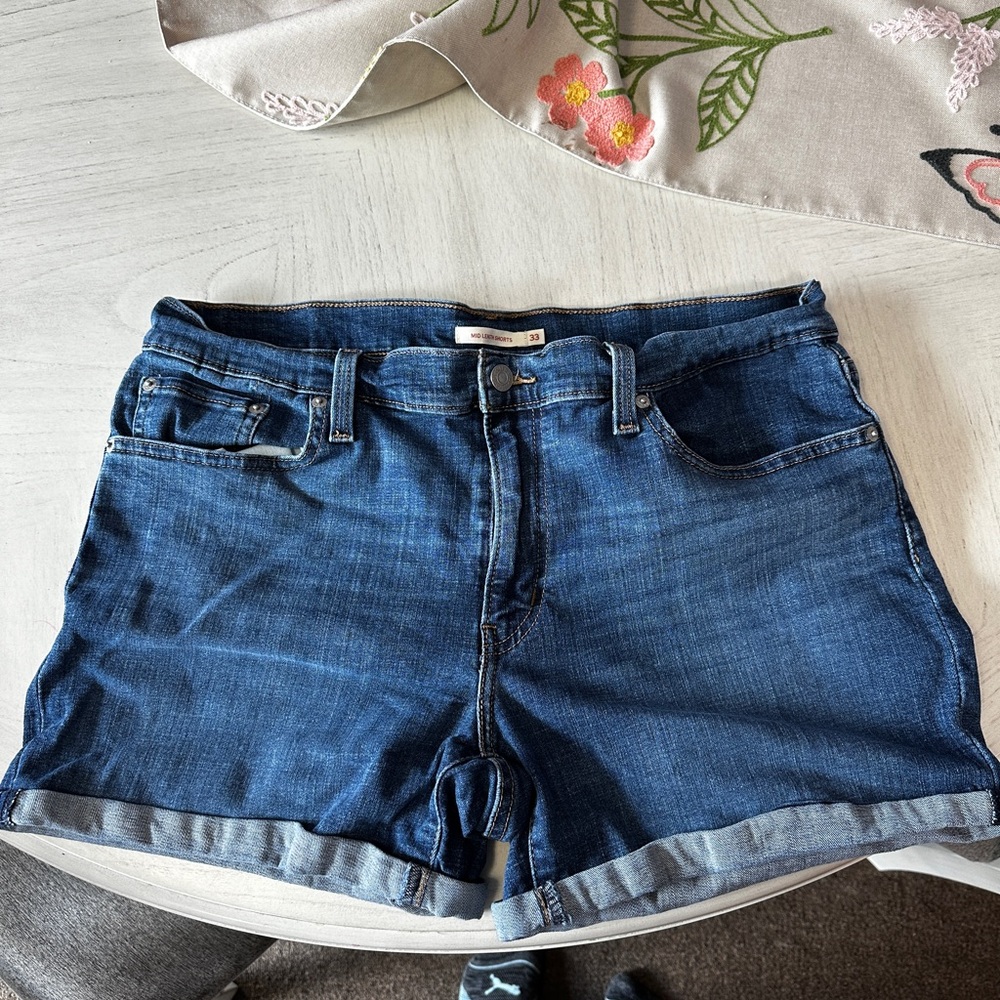 Denim Blue Women's Shorts
